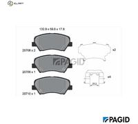 PAGID T2261N Brake pad set