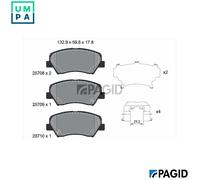 PAGID T2261N Brake pad set