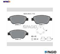 PAGID T2263N Brake pad set