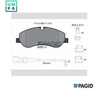 BRAKE PAD SET DISC BRAKE T2269N FOR FORD TRANSIT/V363/Bus/Platform/Chassis/Van