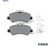 PAGID T2270N Brake pad set