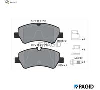 PAGID T2270N Brake pad set