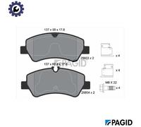PAGID T2270N Brake pad set