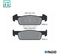 PAGID T2275N Brake pad set