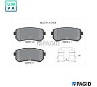 PAGID T2280N Brake pad set