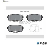 PAGID T2280N Brake pad set
