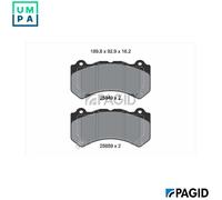 BRAKE PAD SET DISC BRAKE T2288N FOR CADILLAC DODGE JEEP GRAND/CHEROKEE/VAN/IV
