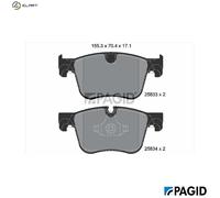 PAGID T2292N Brake pad set