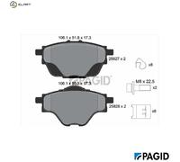 PAGID T2304N Brake pad set