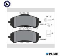 BRAKE PAD SET DISC BRAKE T2313N FOR PEUGEOT PARTNER/Box/Body/MPV RIFTER 308/SW