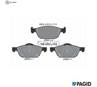 BRAKE PAD SET DISC BRAKE T2319N FOR HONDA CIVIC/X/Hatchback/IX/Tourer 1.0L 3cyl