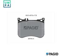 PAGID T2322N Brake pad set