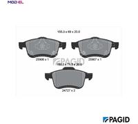 PAGID T2325N Brake pad set