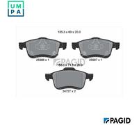 PAGID T2325N Brake pad set