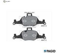 PAGID T2351N Brake pad set