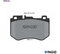 PAGID T2373N Brake pad set
