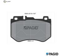 PAGID T2373N Brake pad set
