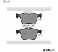 PAGID T2379N Brake pad set