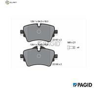 BRAKE PAD SET DISC BRAKE T2410N FOR MINI BMW X1/F48 X2/F39 B37 C15 A 1.5L 3cyl