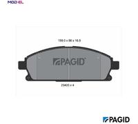PAGID T2411N Brake pad set