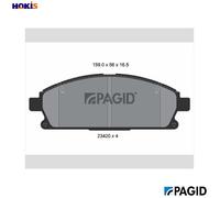 PAGID T2411N Brake pad set