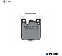 PAGID T2423N Brake pad set