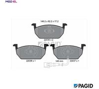 PAGID T2438N Brake pad set