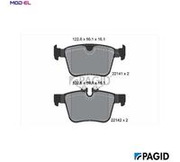 BRAKE PAD SET DISC BRAKE T2461N FOR LAND ROVER DISCOVERY/SPORT/VAN RANGE/VELAR