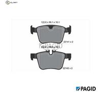PAGID T2461N Brake pad set