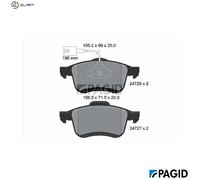 BRAKE PAD SET DISC BRAKE T2464N FOR FIAT DOBLO/Platform/Chassis/Bus/Cargo 1.2L