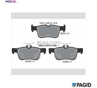 Pagid Brake Pad Set T2476N for Ford Mondeo / Kuga III M1CA 1.0L
