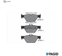 PAGID T2492N Brake pad set