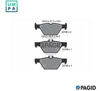 PAGID T2492N Brake pad set