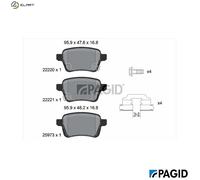 PAGID T2494N Brake pad set