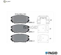 BRAKE PAD SET DISC BRAKE T2497N FOR HYUNDAI SONATA/V TUCSON/SUV/Van 2.4L 4cyl
