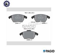 PAGID T2498N Brake pad set