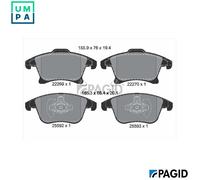 PAGID T2501N Brake pad set
