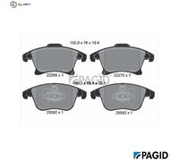 PAGID T2501N Brake pad set