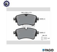BRAKE PAD SET DISC BRAKE T2528N FOR VW AUDI A4/B9/Allroad Q5/Sportback/Van A5