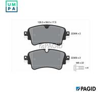 BRAKE PAD SET DISC BRAKE T2528N FOR VW AUDI A4/B9/Allroad Q5/Sportback/Van A5