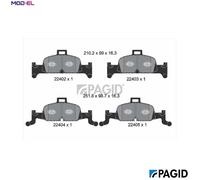 PAGID T2546N Brake pad set