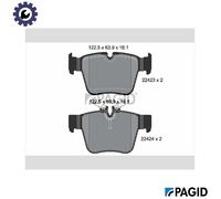 PAGID T2567N Brake pad set