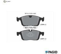 PAGID T2575N Brake pad set