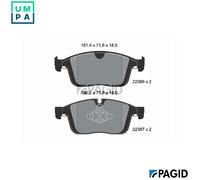 PAGID T2575N Brake pad set