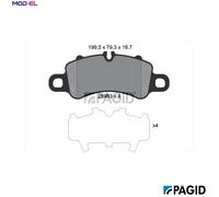 PAGID T2626N Brake pad set