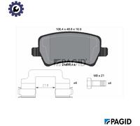BRAKE PAD SET DISC BRAKE T2640N FOR LAND ROVER RANGE/EVOQUE/VAN/Convertible 2.2L