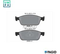 PAGID T2645N Brake pad set