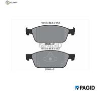 PAGID T2645N Brake pad set
