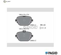 PAGID T2650N Brake pad set