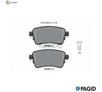 BRAKE PAD SET DISC BRAKE T2665N FOR PEUGEOT EXPERT/Van/Platform/Chassis/Bus 1.6L
